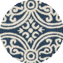 Navy Blue / Ivory