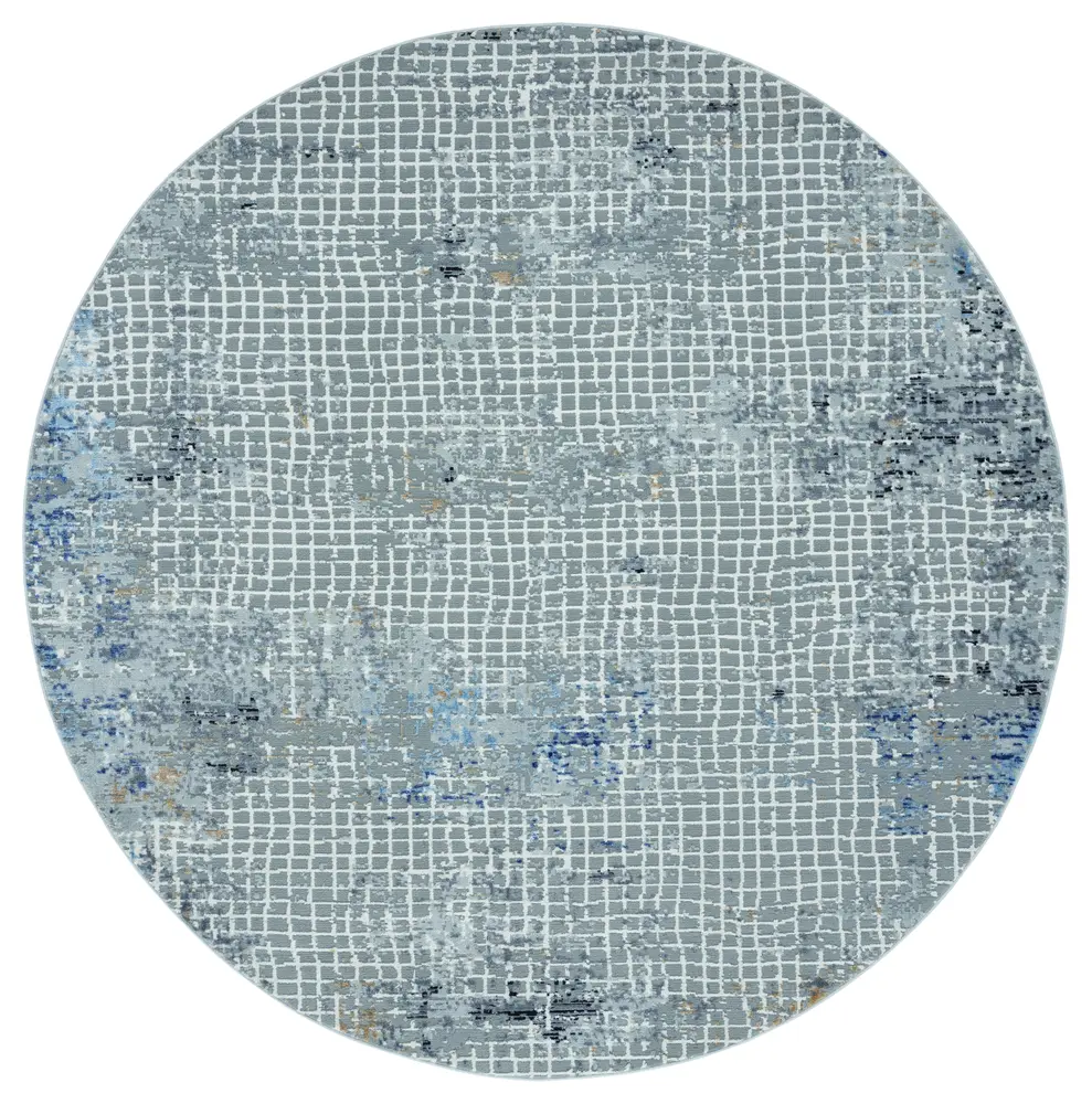 United Weavers Austin Devine Blue Round Rug 7'10