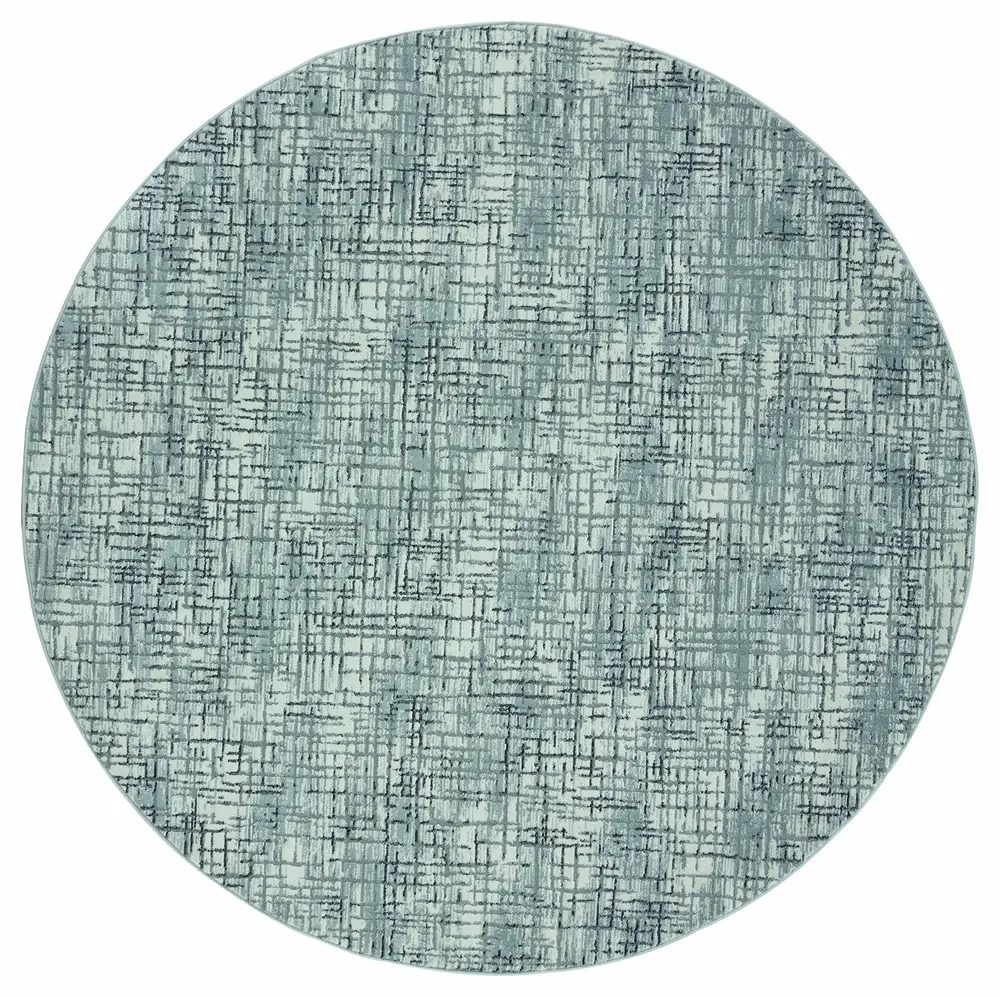 United Weavers Austin Eli Grey Round Rug 7'10