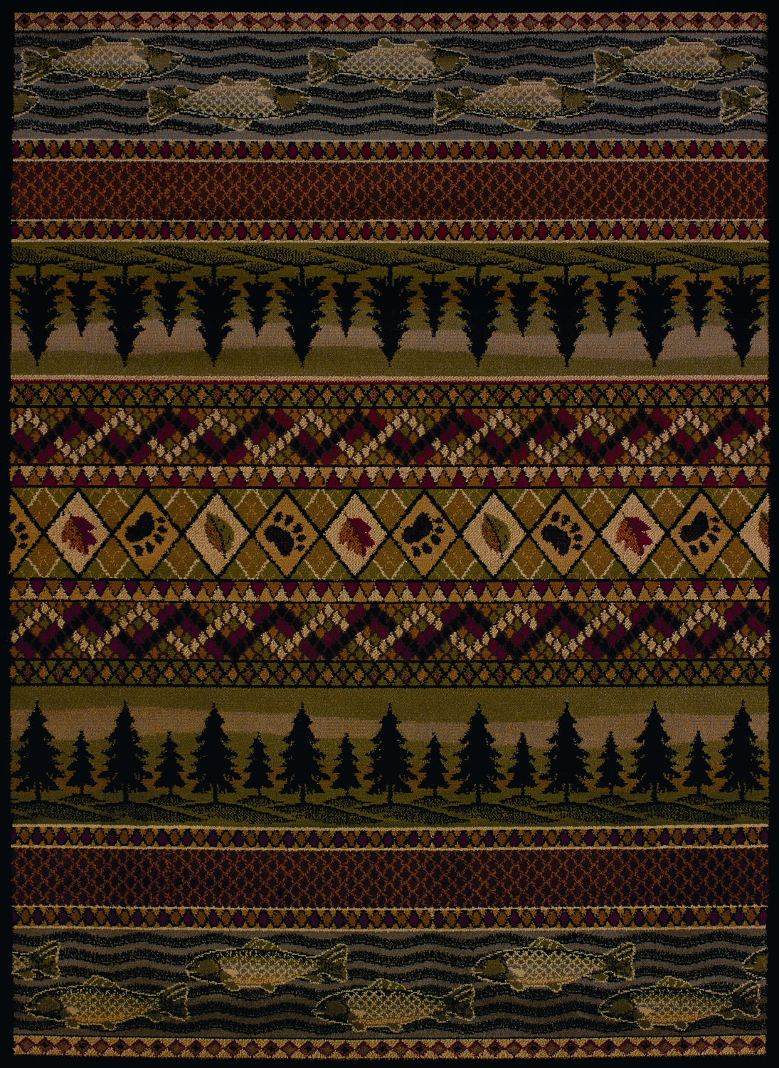 Affinity River Ridge Lodge Accent Rug 1'10