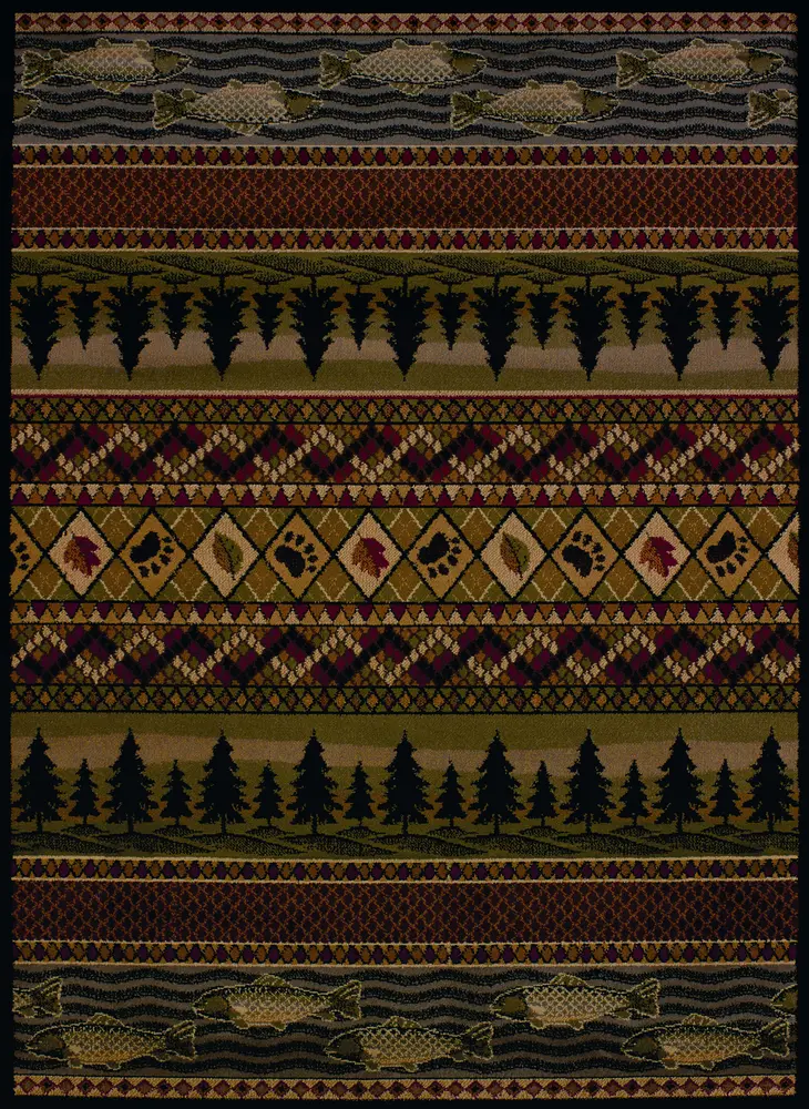 Affinity River Ridge Lodge Runner Rug  1'10