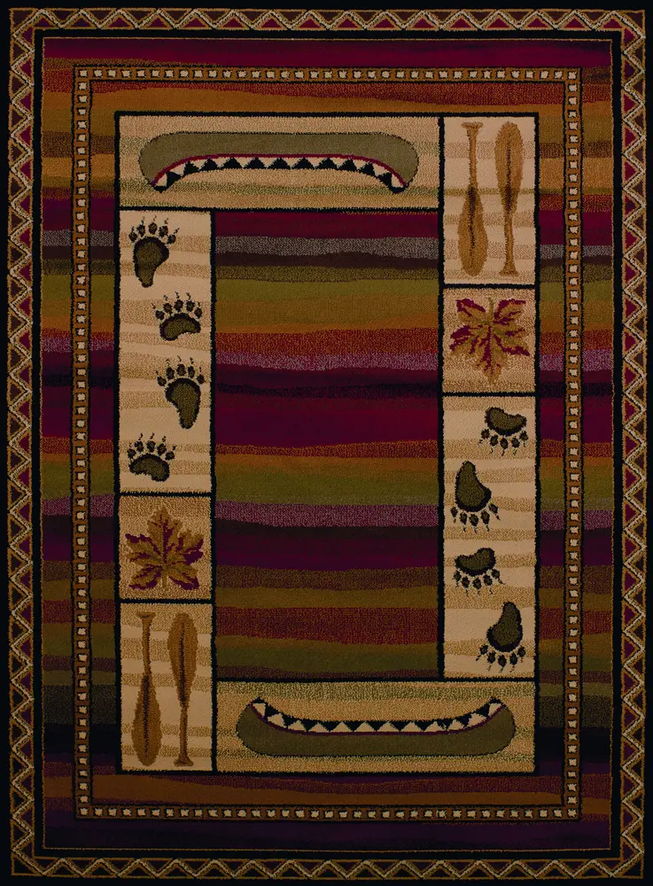 Affinity Canoe Sunset Lodge Runner Rug 1'10
