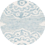 Ivory / Light Blue