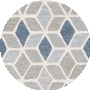 Ivory / Blue
