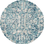 Blue / Ivory