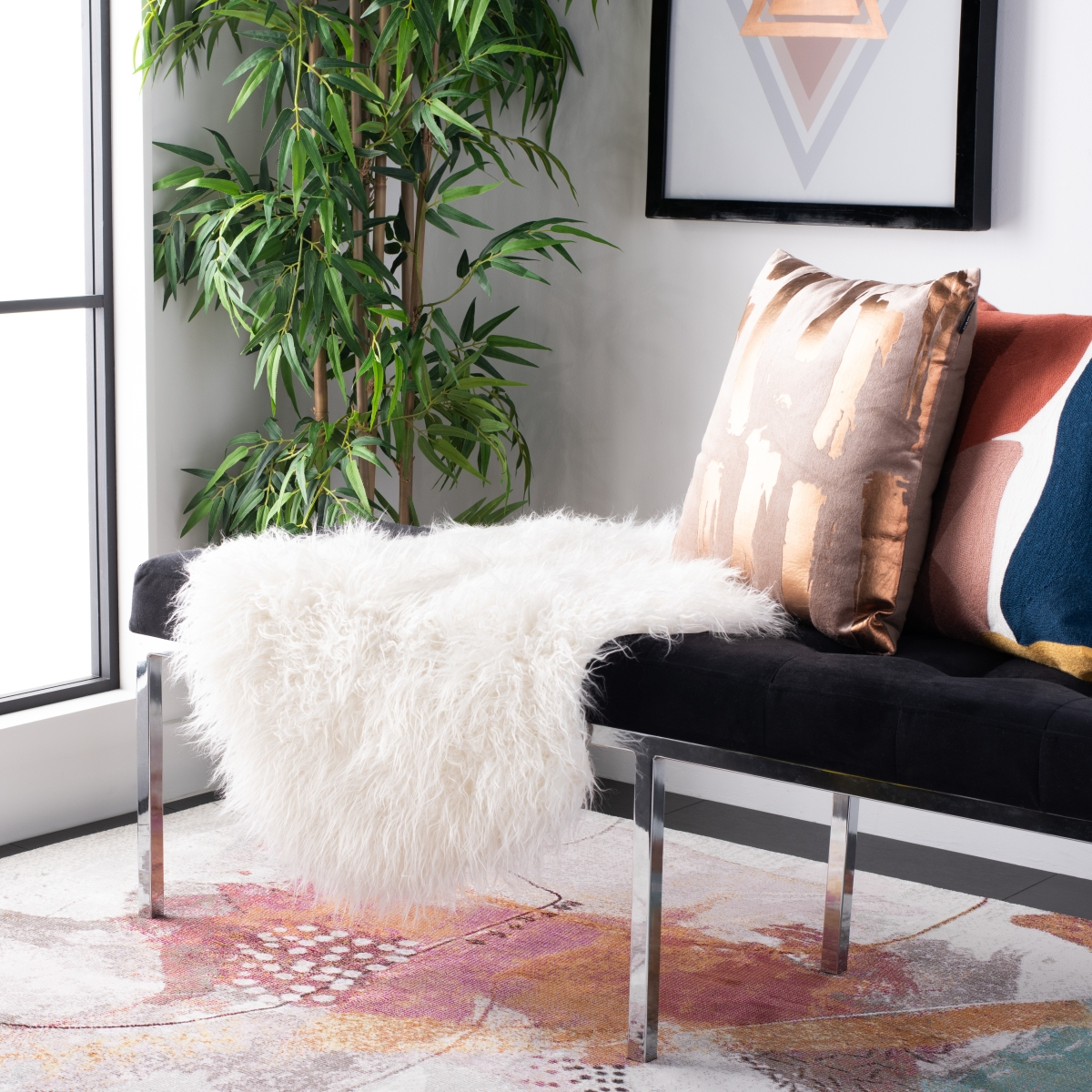 Safavieh Faux Sheep Skin 2'-0