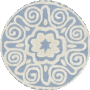 Blue / Ivory