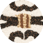 Ivory / Dark Brown