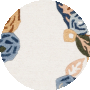 Ivory / Blue