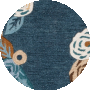 Blue / Ivory