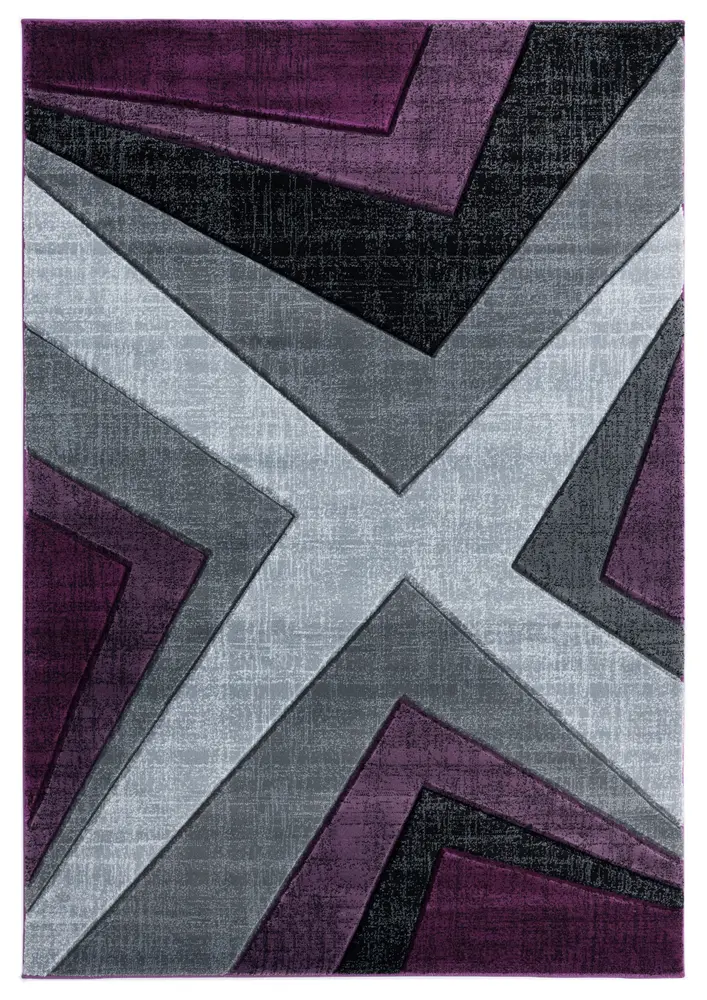 United Weavers Bristol Zine Plum Runner Rug 2'7