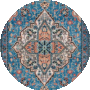 Blue / Ivory