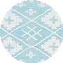 Teal / Ivory