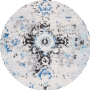 Ivory / Blue