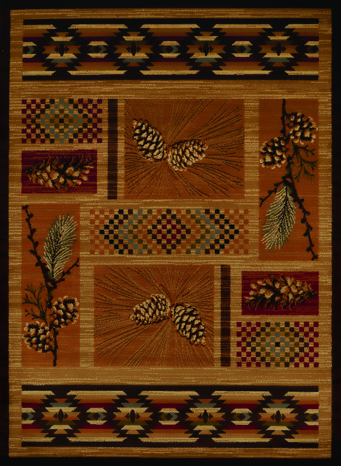 Affinity El Paso Pine Spice Accent Rug 1'10