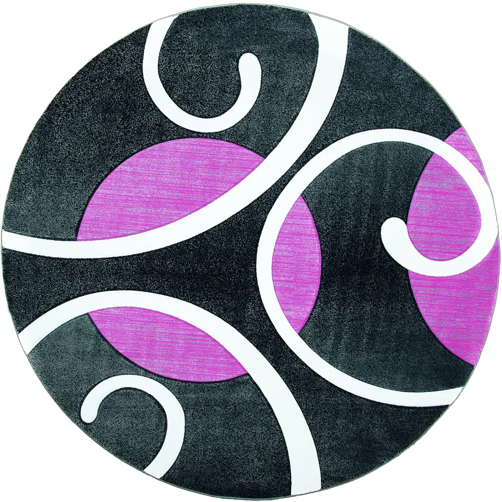 United Weavers Bristol Riley Pink Round Rug 7'10