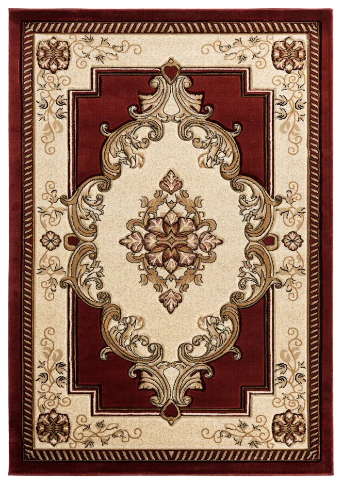 United Weavers Bristol Fallon Burgundy Accent Rug 1'10