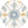 Ivory / Blue