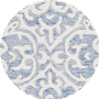 Blue / Ivory