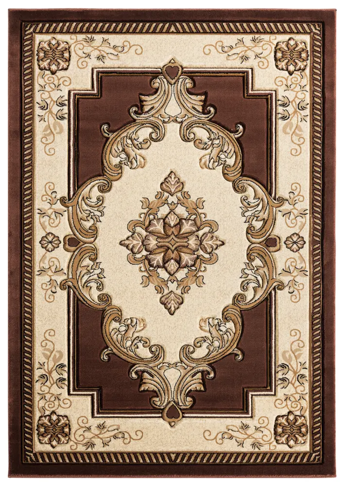 United Weavers Bristol Fallon Chocolate Accent Rug 1'10