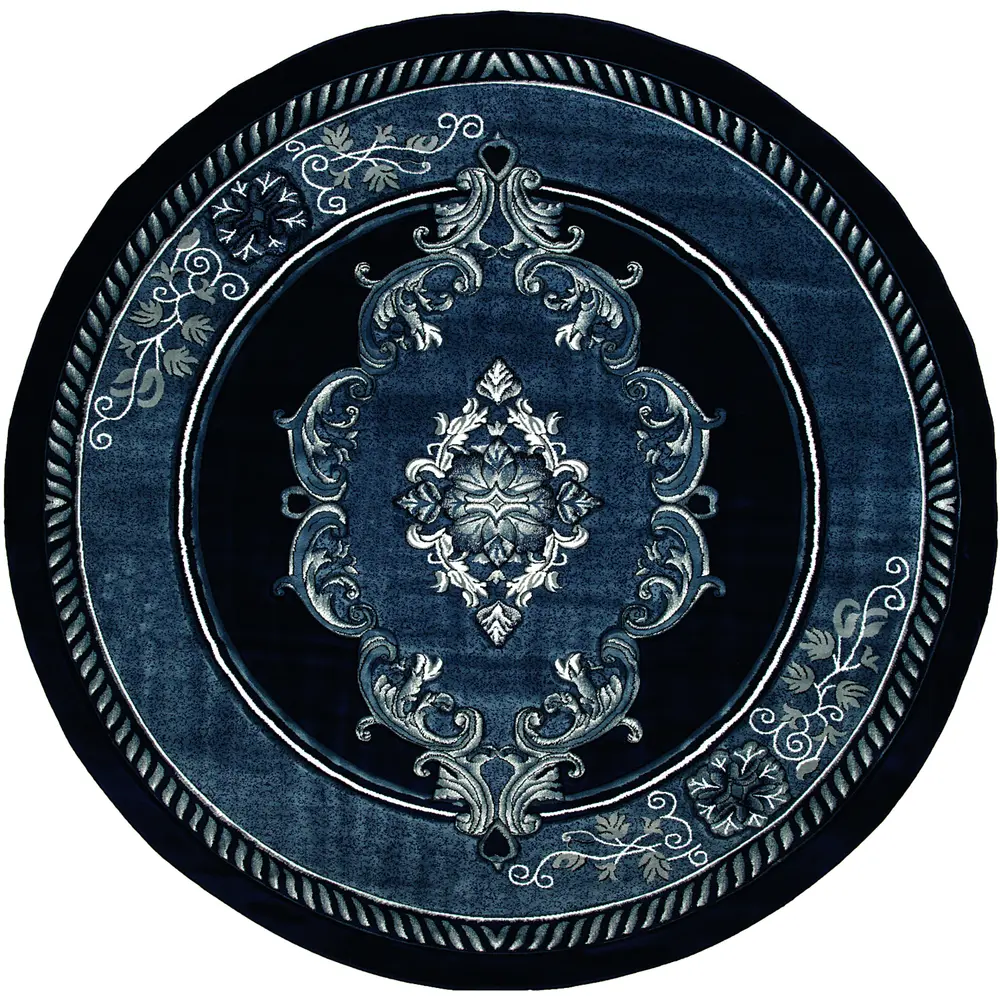 United Weavers Bristol Fallon Navy Round Rug 7'10