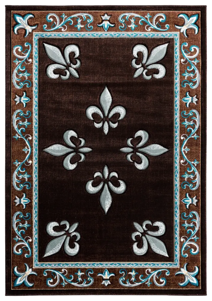 United Weavers Bristol Casselton Turquoise Mat Rug 2'7