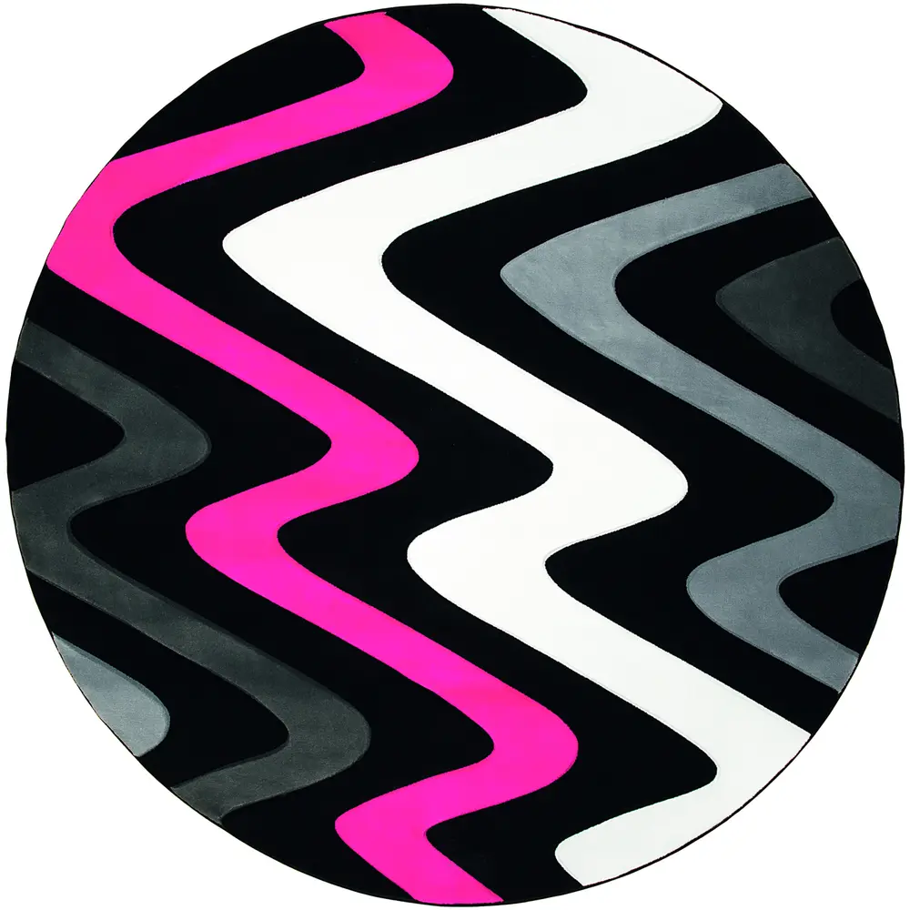 United Weavers Bristol Embezzle Pink Round Rug 7'10