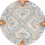 Ivory / Blue