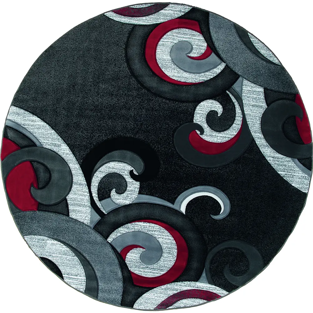 United Weavers Bristol Rhiannon Red Round Rug 7'10