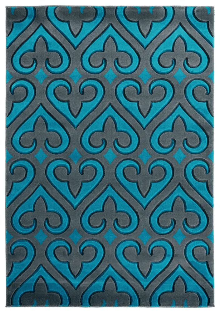 United Weavers Bristol Heartland Turquoise Accent Rug 1'10