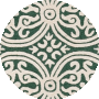 Dark Green / Ivory