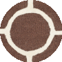 Dark Brown / Ivory