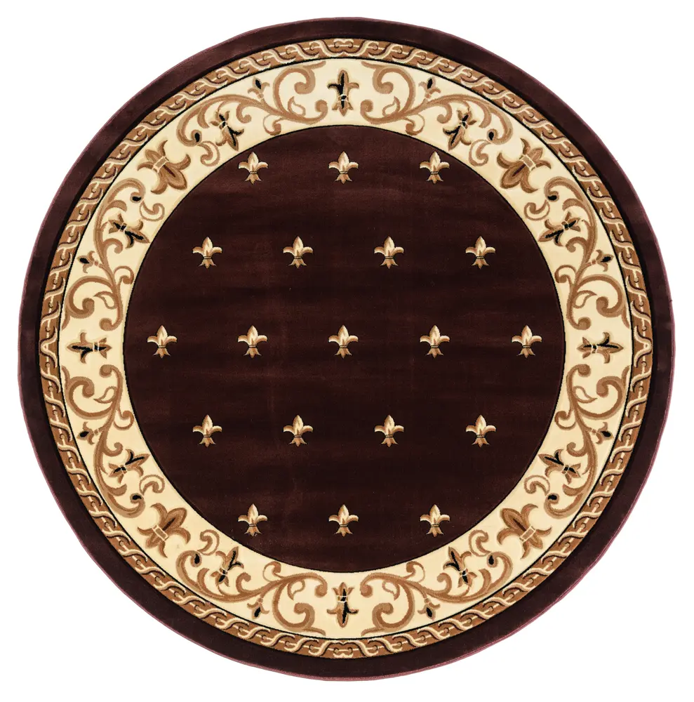 United Weavers Bristol Wington Brown Round Rug 7'10