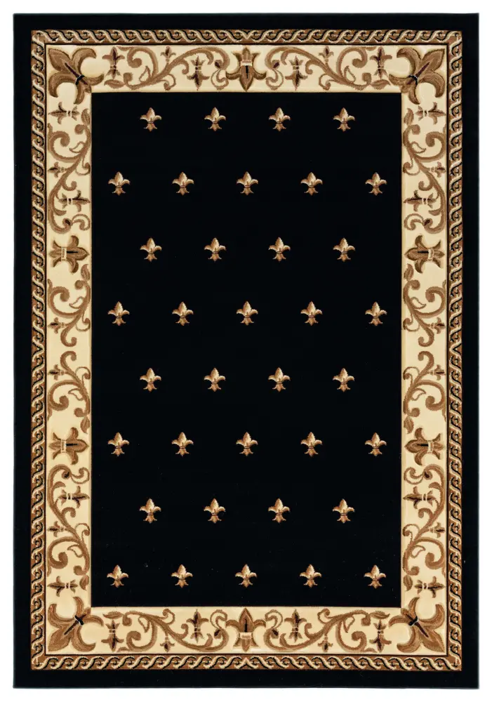 United Weavers Bristol Wington Black Area Rug 7'10