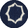 Dark Blue / Ivory