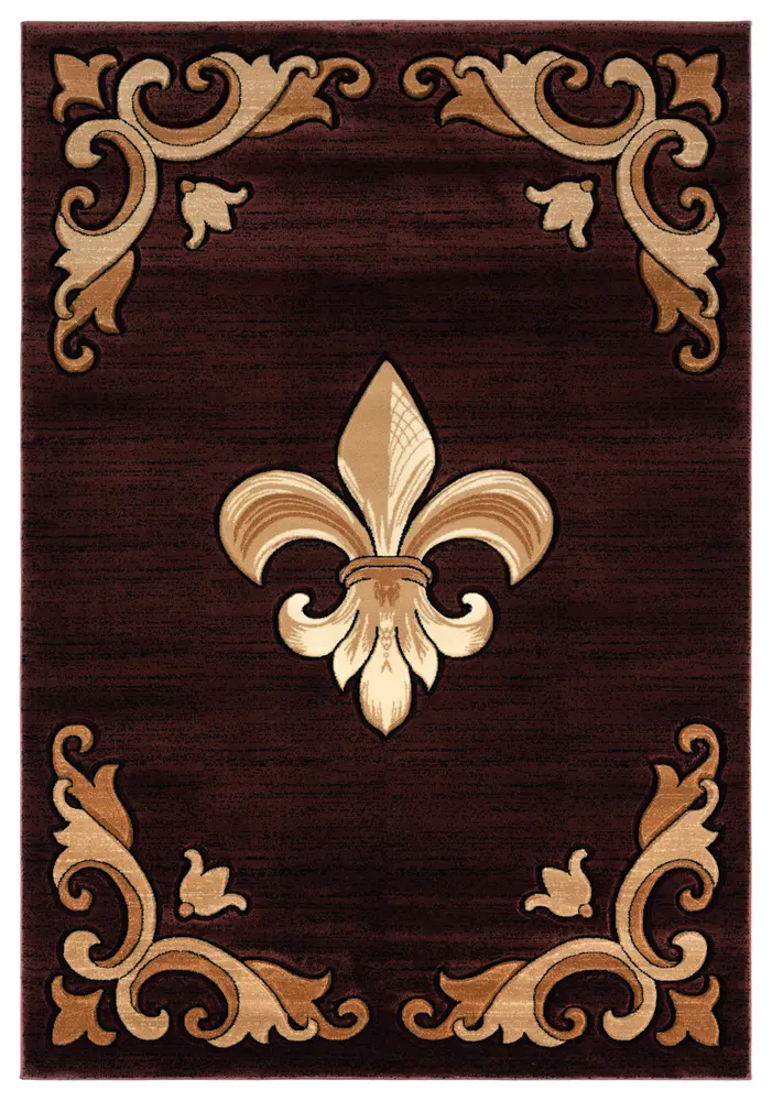 United Weavers Bristol Barnsley Brown Accent Rug 1'10