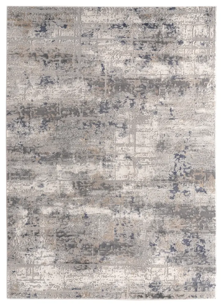 Cascades Mazama Blue Abstract Oversize Rug 12'6