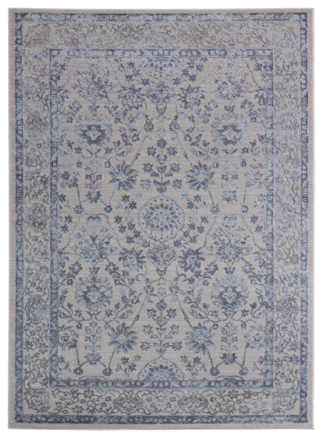 Cascades Shasta Blue Classic Accent Rug 1'11