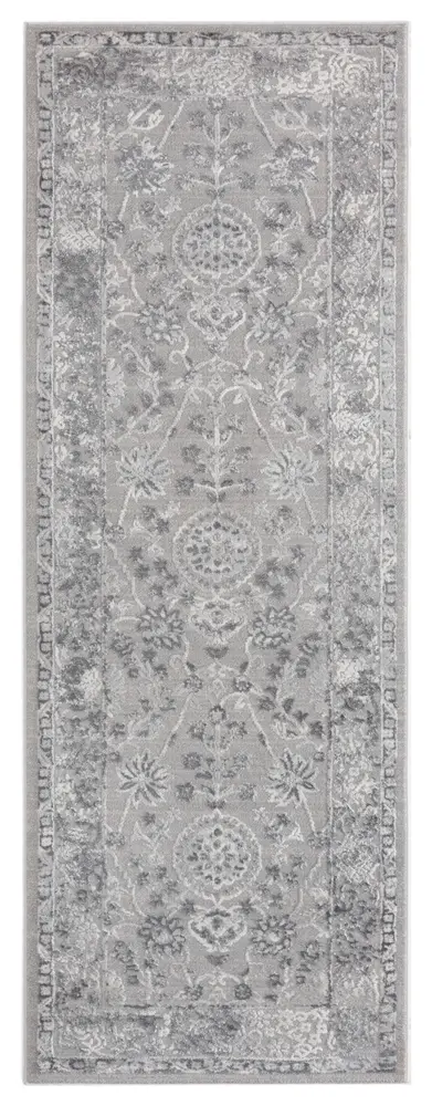 Cascades Shasta Grey Classic Runner Rug 2'7