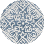 Blue / Ivory