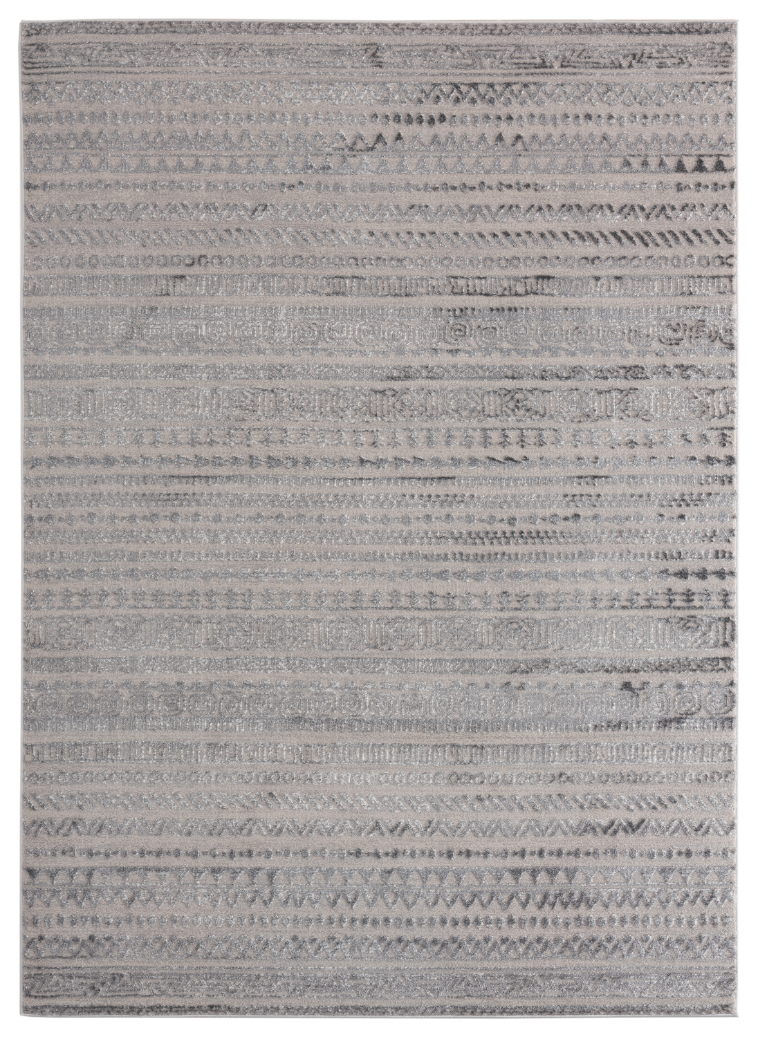 Cascades Yamsay Grey Bohemian Accent Rug 1'11