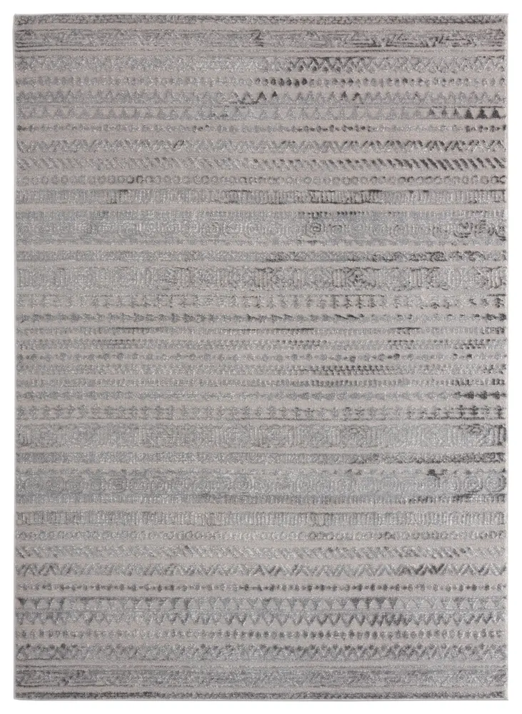 Cascades Yamsay Grey Bohemian Oversize Rug 12'6
