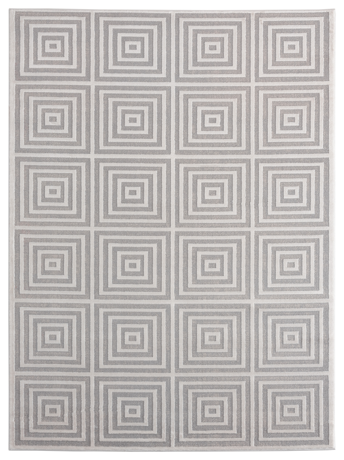 Cascades Tehama Beige Geometric Accent Rug 1'11