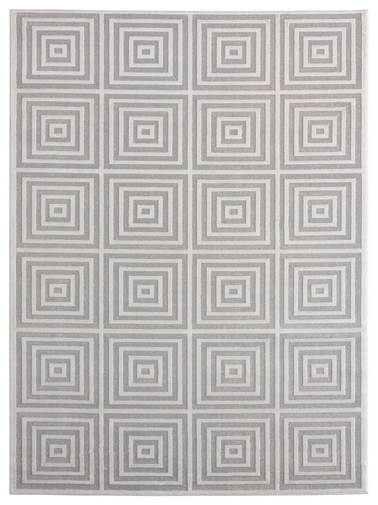 Cascades Tehama Beige Geometric Oversize Rug 12'6