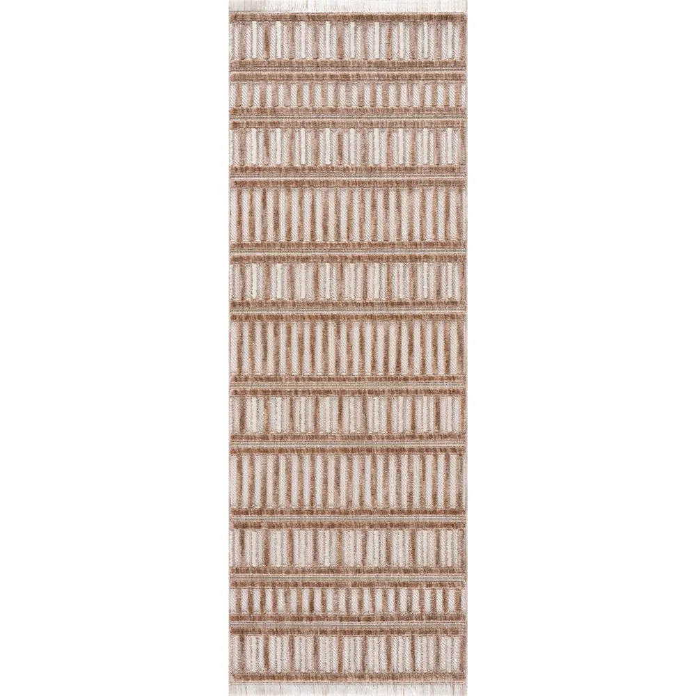 United Weavers Chelsea Yeager Brown Runner Rug 2'7