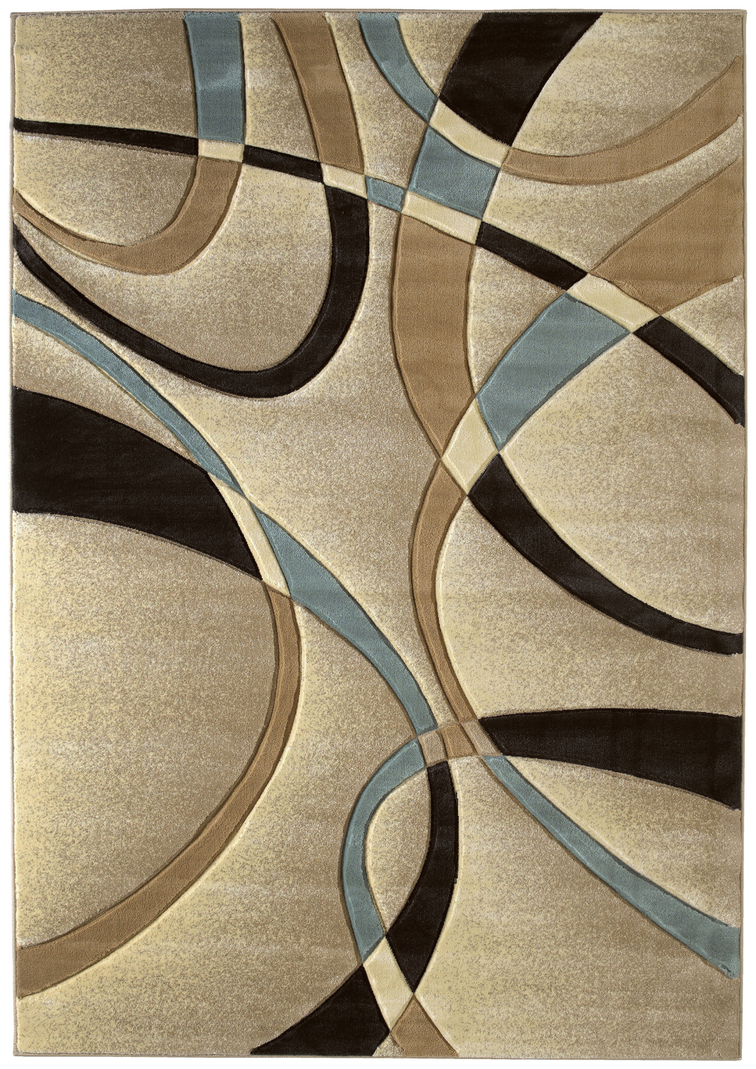 Contours La Chic Beige Accent Rug 1'10