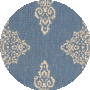 Cream / Blue