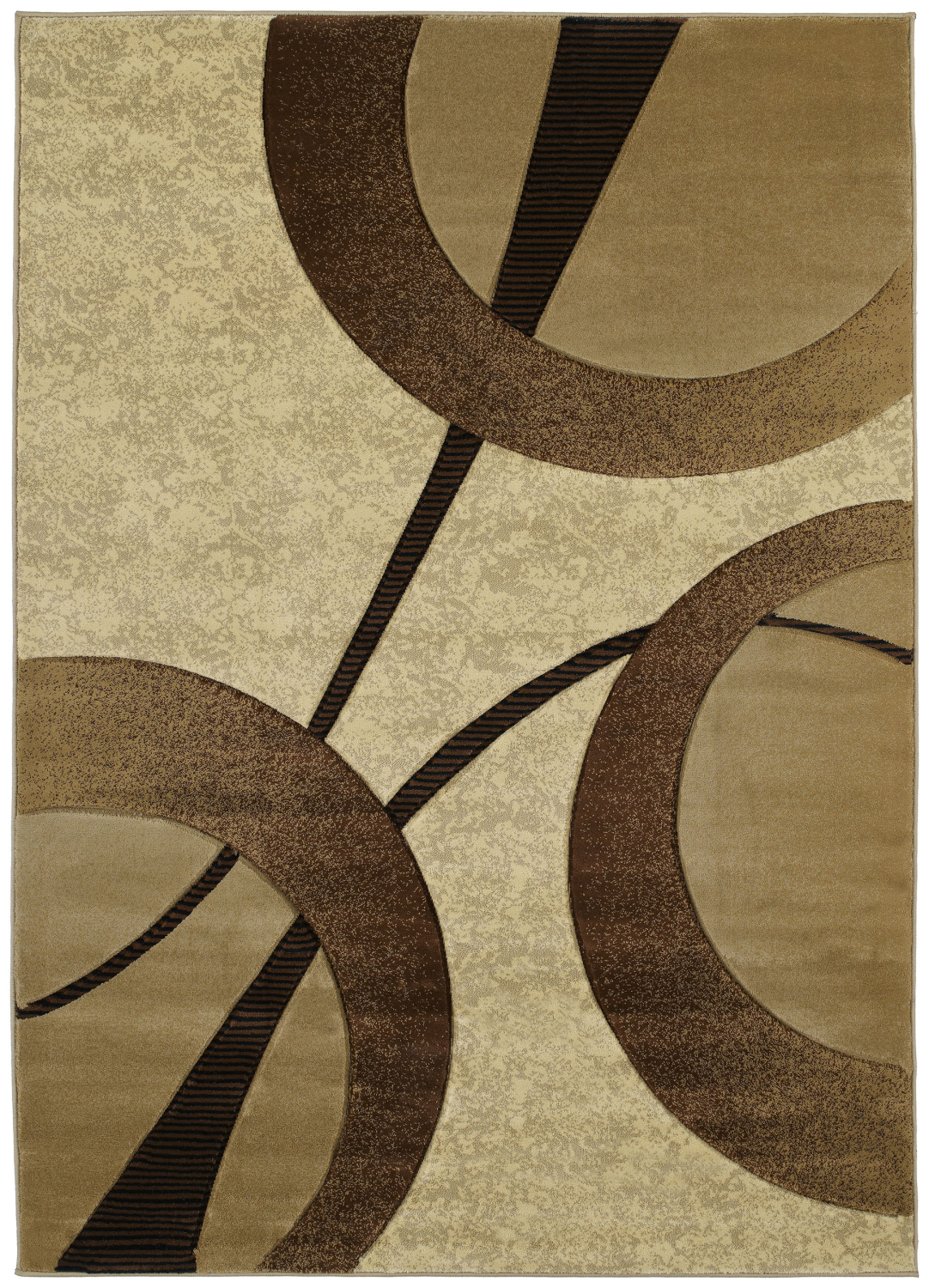 Contours Zaga Beige Accent Rug 1'10