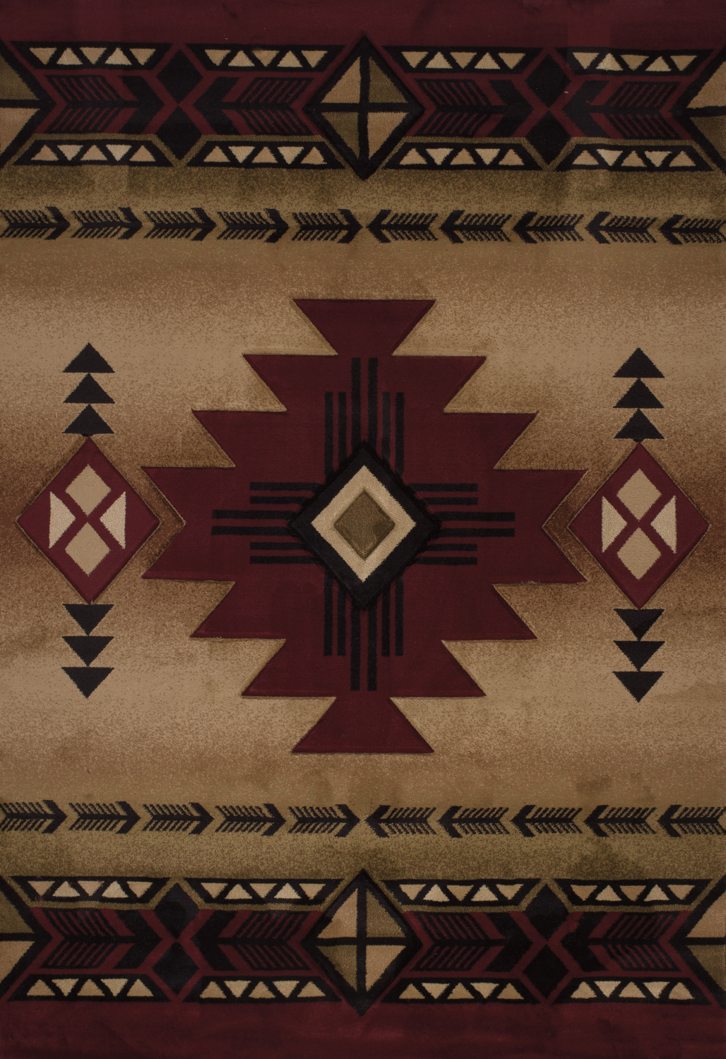 Contours Flagstaff Red Accent Rug 1'10