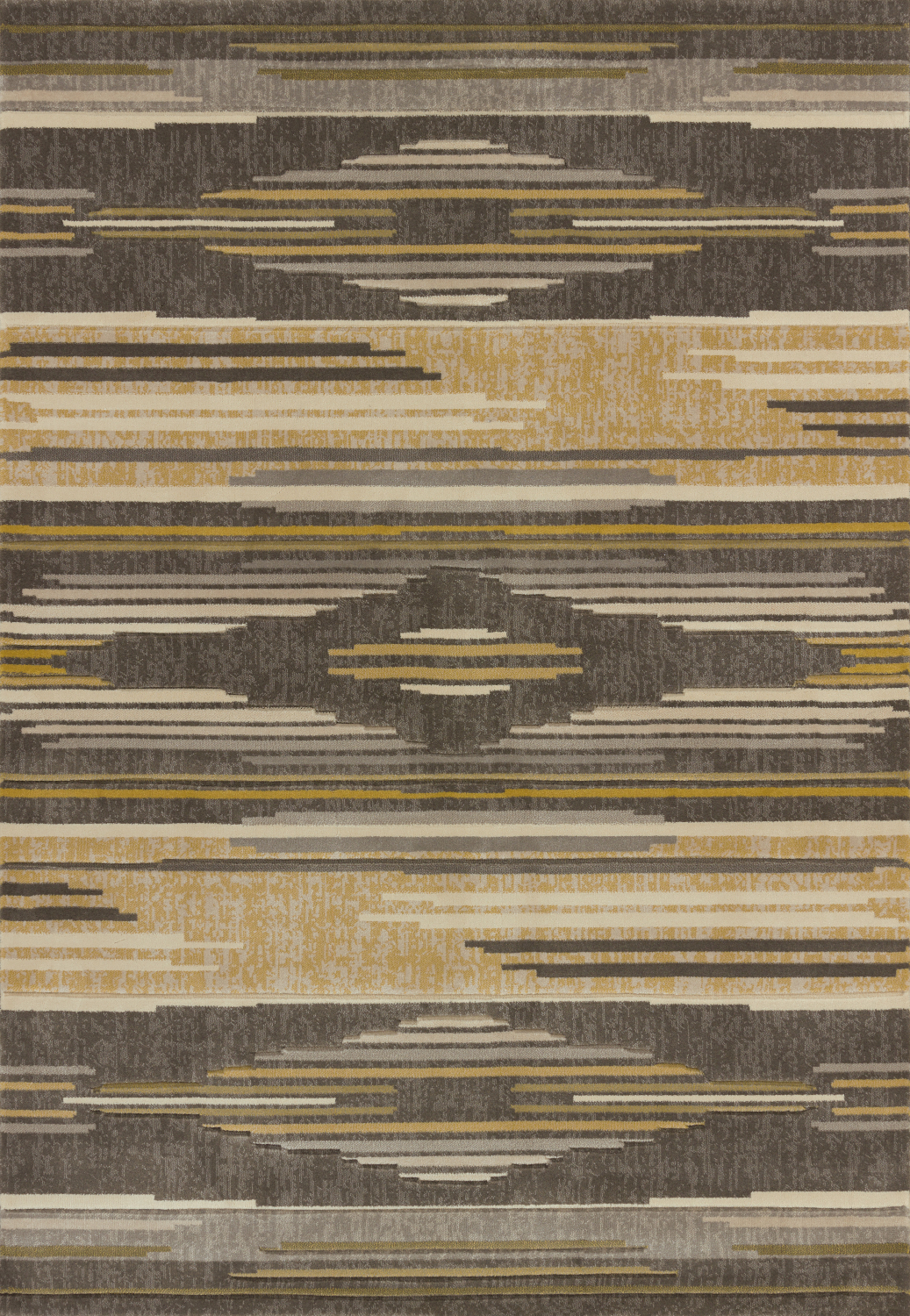 Contours Native Chic Grey Accent Rug 1'10